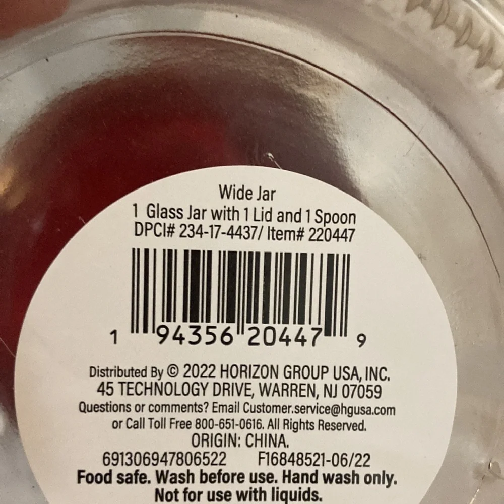 Target BP 2022 Glass Jars with Lids and Spoons
